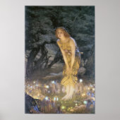 Fairies on Midsommer Eve by Edward R. Hughes Poster (Vorne)