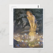Fairies on Midsommer Eve by Edward R. Hughes Postkarte (Vorne/Hinten)