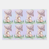 Fairies Pink Lila-Gelb-Umschlagpapier Geschenkpapier Set (Vorderseite 2)