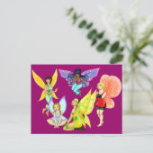 Fairies Postcard Postkarte (Stehend Vorderseite)