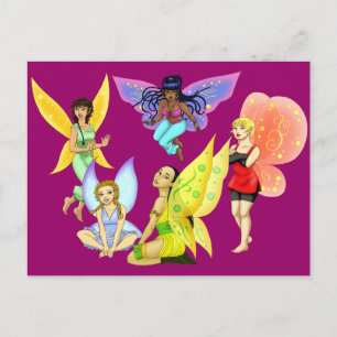 Fairies Postcard Postkarte