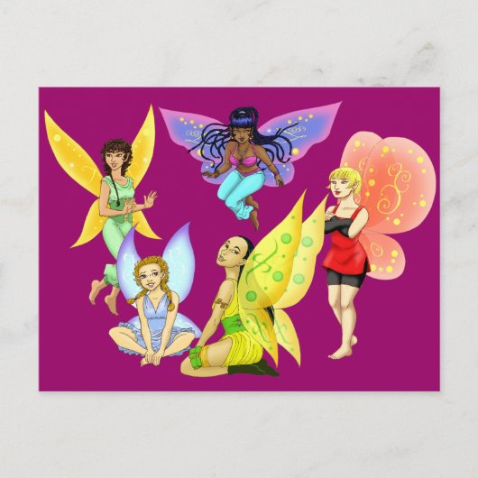 Fairies Postcard Postkarte (Vorderseite)