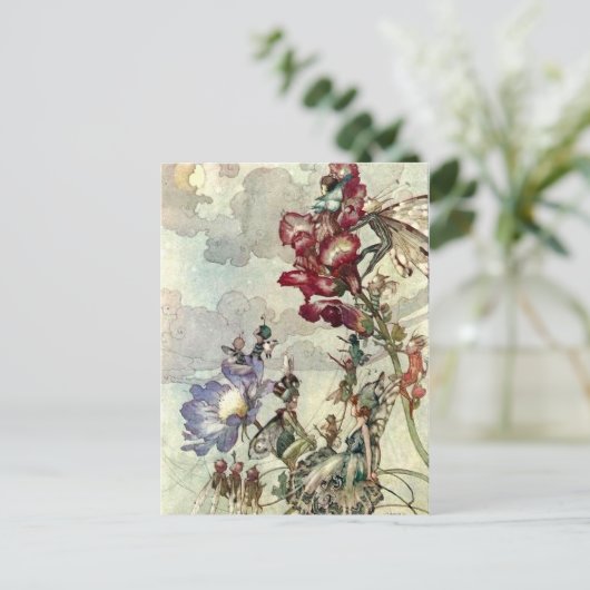 "Fairies" Postkarte (Stehend Vorderseite)