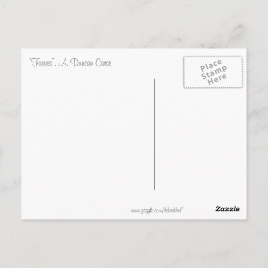 "Fairies" Postkarte (Rückseite)