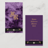 Fairies Realm Profile Business Card Visitenkarte (Vorne/Hinten)