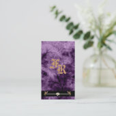 Fairies Realm Profile Business Card Visitenkarte (Stehend Vorderseite)