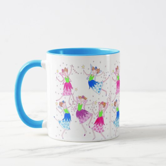 "Fairies"-Ringer-Tasse Tasse (Links)
