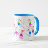 "Fairies"-Ringer-Tasse Tasse (VorderseiteRechts)