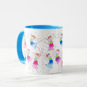 "Fairies"-Ringer-Tasse Tasse (Vorderseite Links)