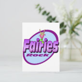 Fairies Rock Postkarte (Stehend Vorderseite)