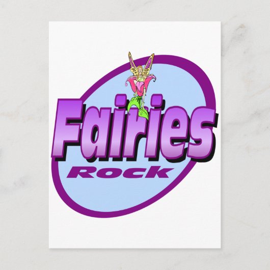 Fairies Rock Postkarte (Vorderseite)