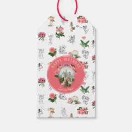 Fairies Rosa Blumenstrauß Pilz-Pilz Fairy Burg Geb Geschenkanhänger