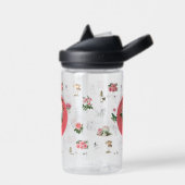 Fairies Rosa Mushroom Fairy Castle Monogram Trinkflasche (Links)
