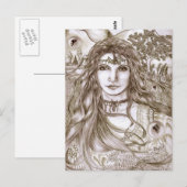 Fairies sind echt postkarte (Vorne/Hinten)