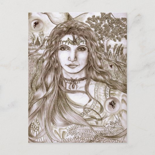 Fairies sind echt postkarte (Vorderseite)
