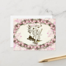 Fairies tanzen Vintage Blume