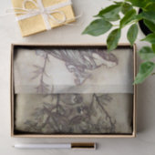 "Fairies Tiff with the Birds" von Arthur Rackham Seidenpapier (Geschenk)