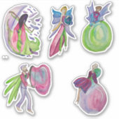 Fairies und Blasen Aufkleber (Vorderseite)