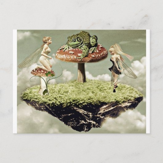 Fairies und der Froschprinz Postcard Postkarte (Vorderseite)