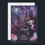 Fairies und Friends Einladung zum Geburtstag<br><div class="desc">Lila Fairies und Freunde Geburtstagseinladung Diese verzauberte Einladung ist wie keine andere mit ihrem dunklen lila Wisteria-Hintergrund und der lila Fee und dem verzauberten Wald. Machen Sie Ihren kleinen Geburtstag zu einem besonderen Erlebnis</div>