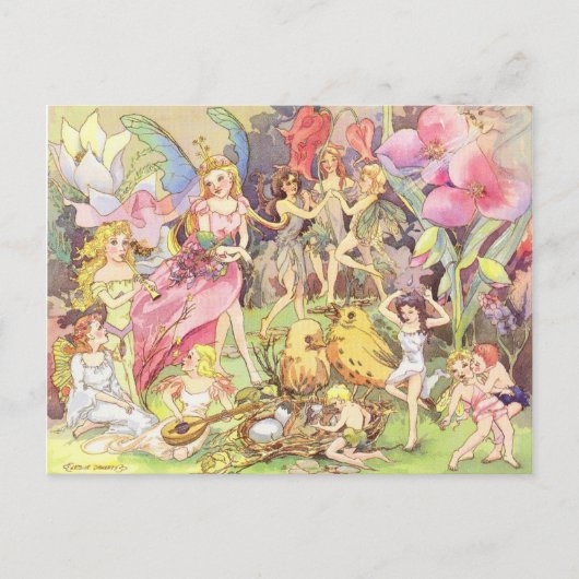 Fairies und Sprites Postkarte (Vorderseite)