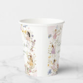 Fairies Wildblume Wiese Blume Geburtstag Pappbecher (Rechts)