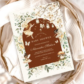 Fairies Wildblumen Blume Meadow Baby Dusche Einladung