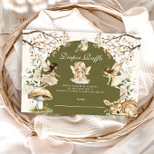 Fairies Wildblumen Blume Meadow Diapper Raffle Begleitkarte