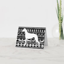 Fairisle Sighthouse Weihnachten Linocut