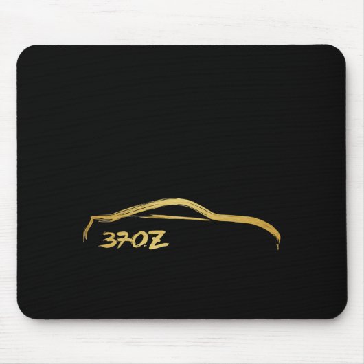 Fairlady 370z Goldbürsten-Anschlag-Logo Mousepad (Vorne)