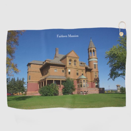 Fairlawn Mansion Golf Handtuch (Horizontal)
