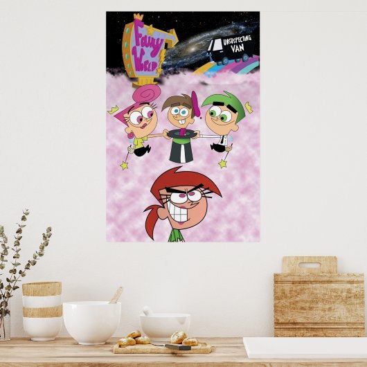 Fairly Odd Elternteile Poster (Küche)