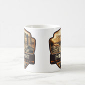 Fairmont, West Virginia | VINTAG Kaffeetasse (Mittel)