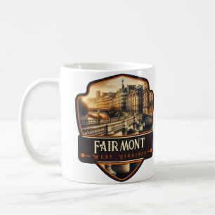 Fairmont, West Virginia   Vintage Kaffeetasse