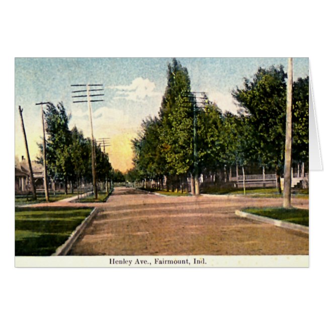 Fairmount, Allee 1910 Indianas Henley (Vorderseite (Horizontal))