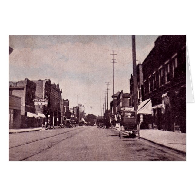 Fairmount Indiana Hauptstraße (Vorderseite (Horizontal))