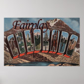 Fairplay, Colorado - Große Buchstabenszenen Poster (Vorne)