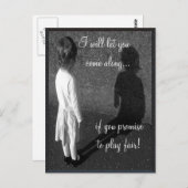 Fairplay individuell anpassbare Postkarte (Vorne/Hinten)