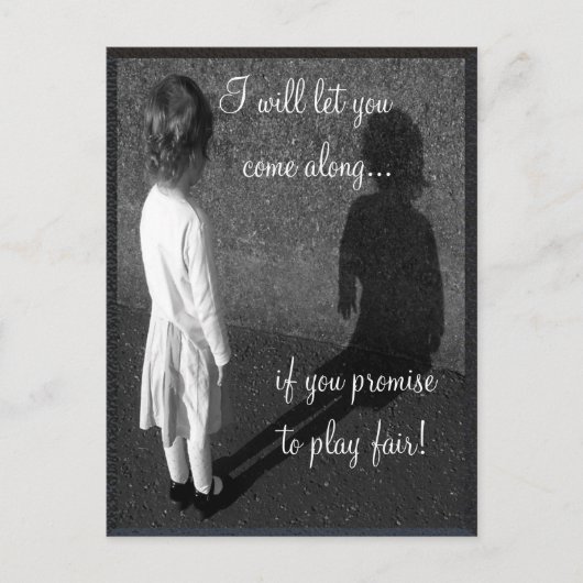 Fairplay individuell anpassbare Postkarte (Vorderseite)