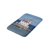 Fairport Harbour West Breakwater Light Bade Badematte (Schrägansicht)