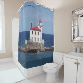 Fairport Harbour West Breakwater Light Duschvorhang (Beispiel)