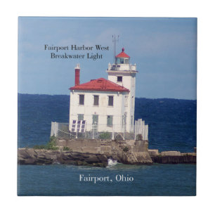 Fairport Harbour West Breakwater Light Fliesen