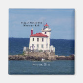 Fairport Harbour West Breakwater Light Magnet (Vorne)