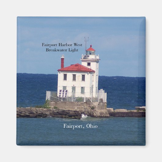Fairport Harbour West Breakwater Light Magnet (Vorne)