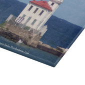 Fairport Harbour West Breakwater Light Schneidebrett (Ecke)