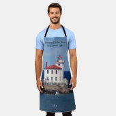 Fairport Harbour West Breakwater Light Schürze (Getragen)