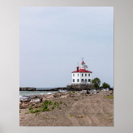 Fairport Harbour West Breakwater Lighthouse Poster (Vorne)