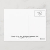 Fairport Harbour West Breakwater Lighthouse Postkarte (Rückseite)