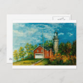 Fairport Lighthouse Musium 1997 Postkarte (Vorne/Hinten)