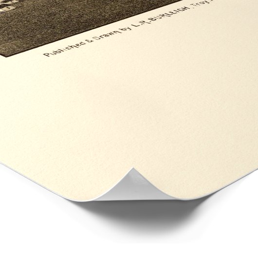 Fairport, NY Panoramic Map - 1885 Poster (Ecke)